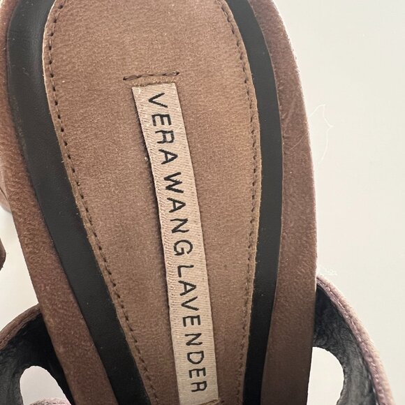 Vera Wang Lavender Label Suede Platform Sandals - Picture 2 of 5